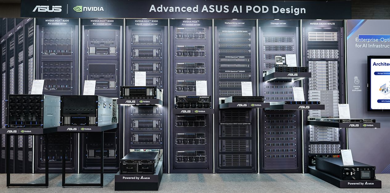 ASUS Announces Advanced AI POD Design Built with NVIDIA at Computex 2025